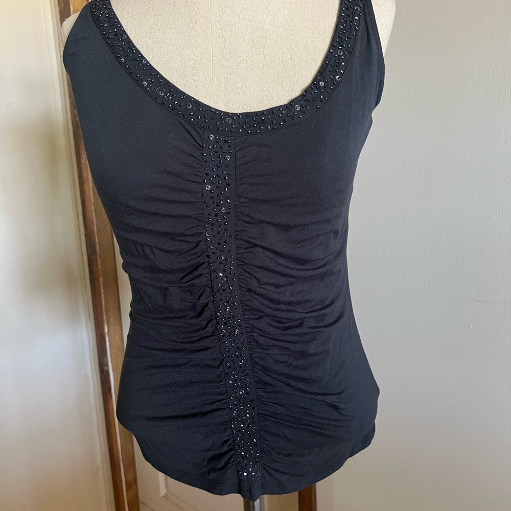 Elegant Black Sleeveless Top